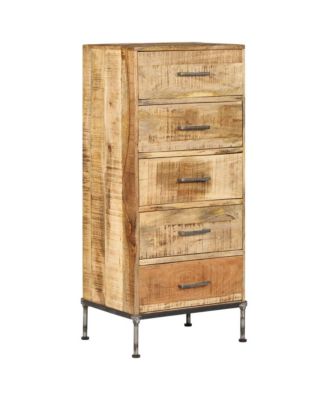 Chest of Drawers 17.7"x13.8"x41.7" Solid Mango Wood