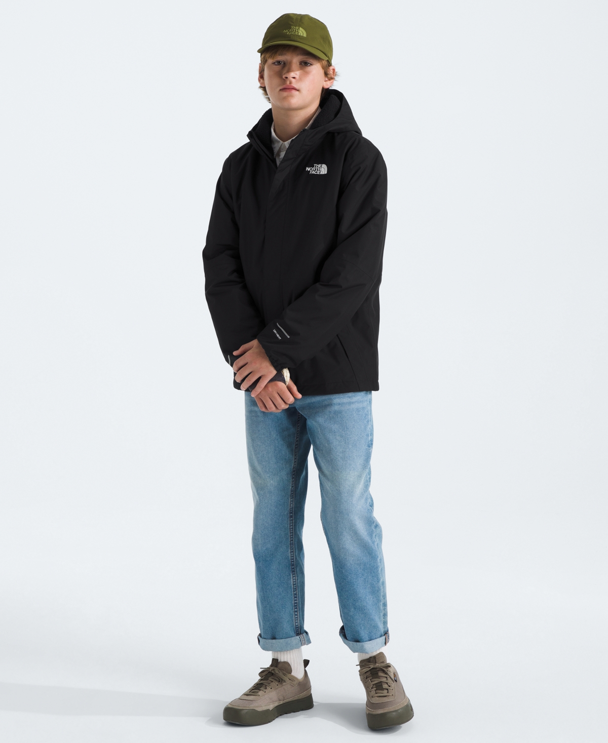 The North Face Boys 6-16 Warm Antora Rain Zipper Jacket