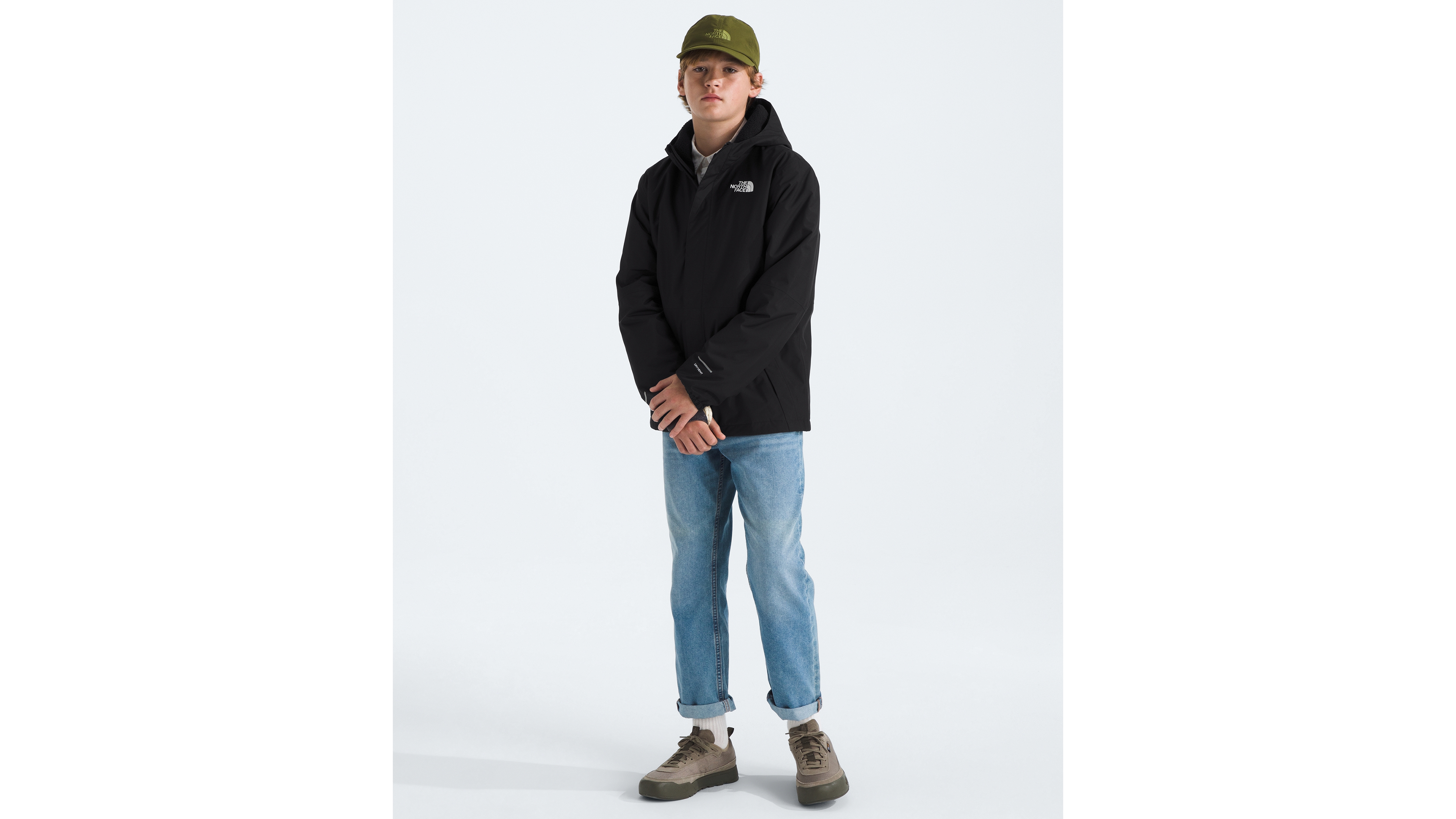The North Face Boys 6-16 Warm Antora Rain Zipper Jacket