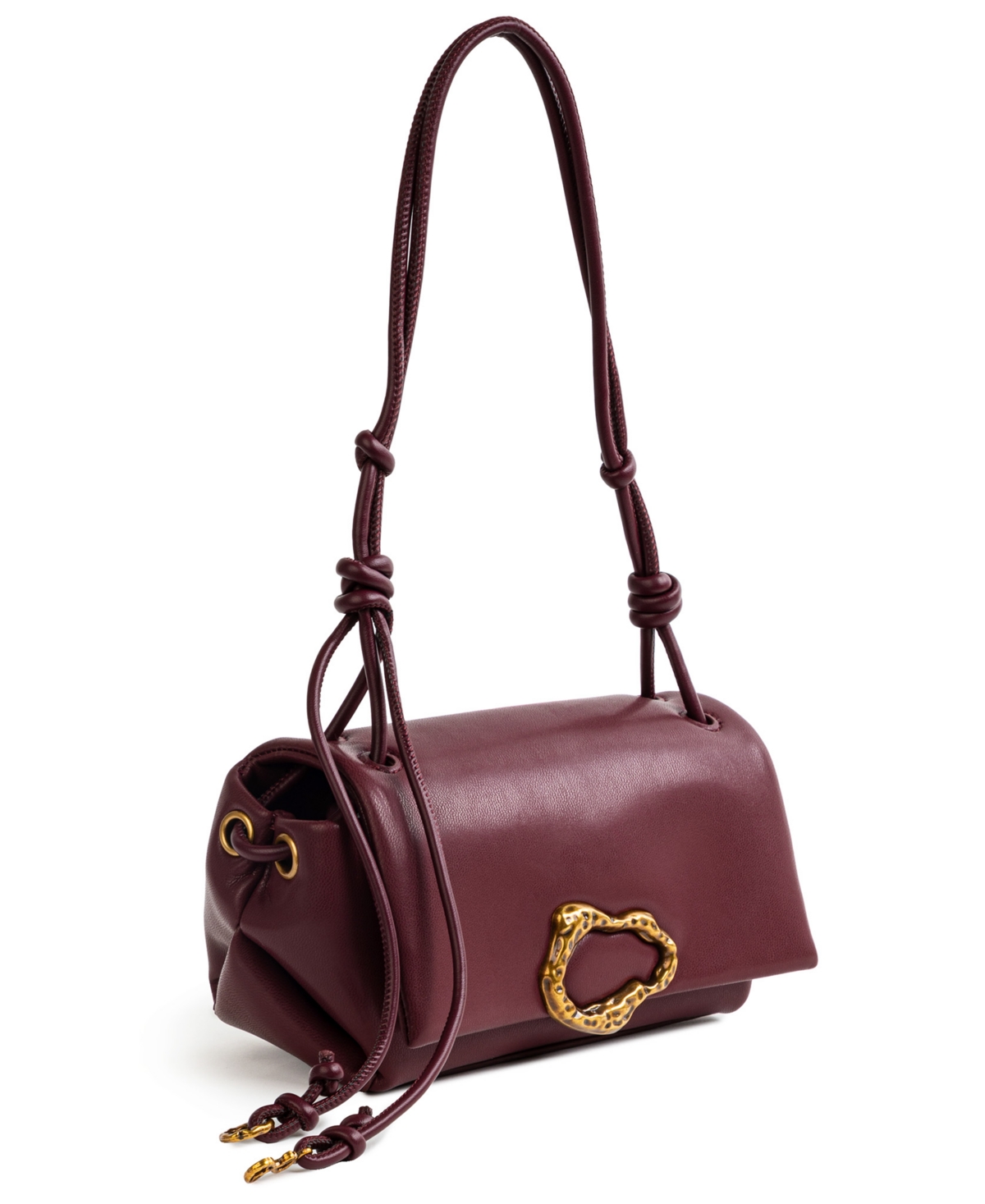 Sam & Libby Hannah Small Flap Shoulder Bag In Burgundy