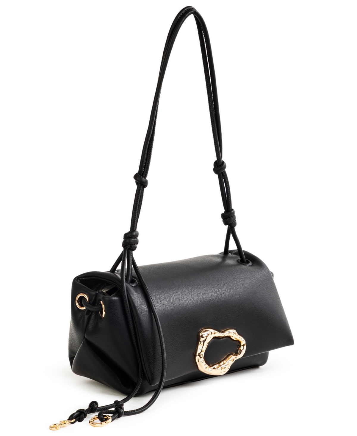 Sam & Libby Hannah Small Flap Shoulder Bag In Black