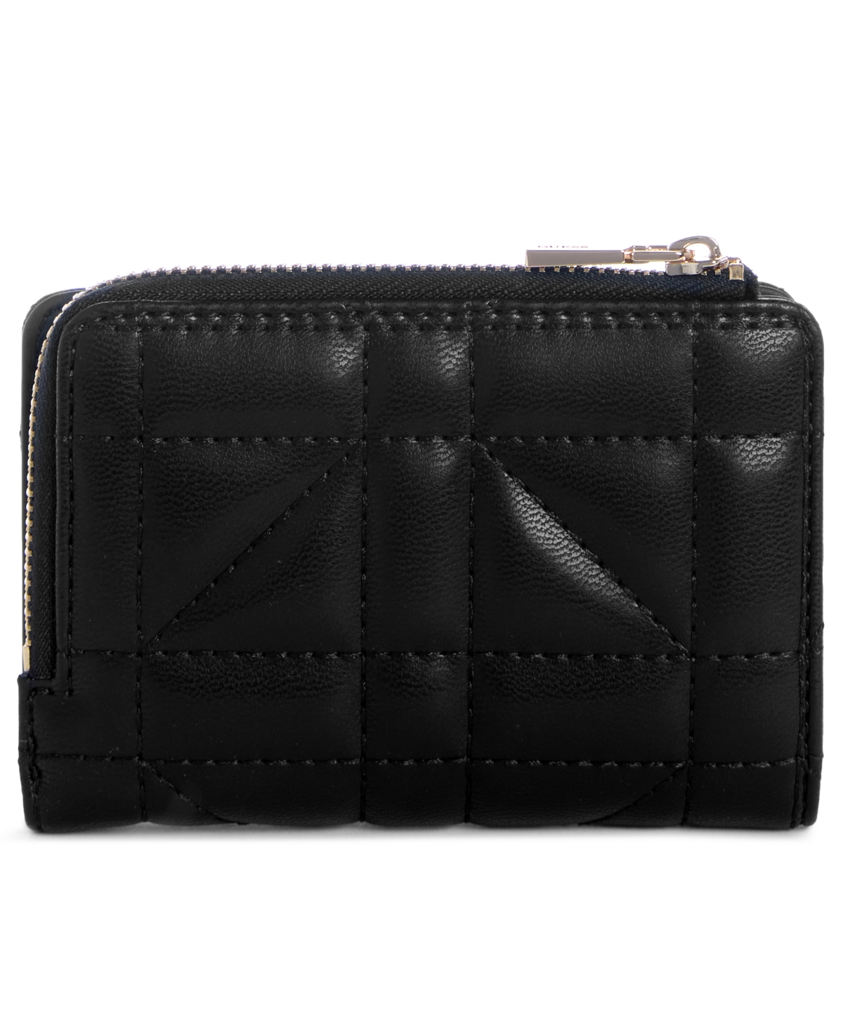Guess Edita Slg Zip Around Card Case In Black