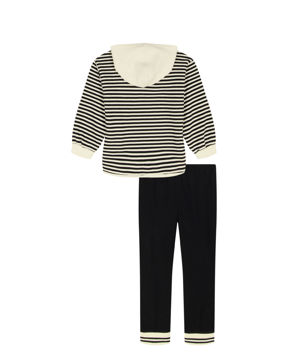 Kids Headquarters Girls 4t-6x Long-sleeve Hoodie And Pants, 2-piece Set In Multi