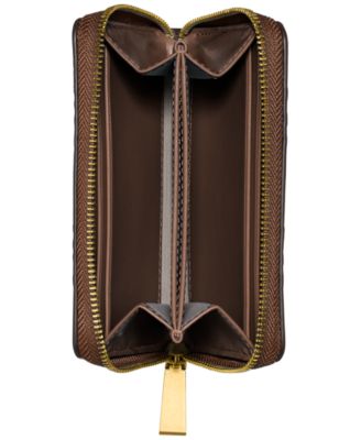 Jet Set Mini Zip Around Card Case