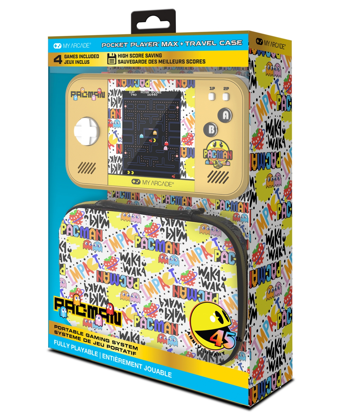 My Arcade Pac-Man Portable Pocket Player Max Gaming System