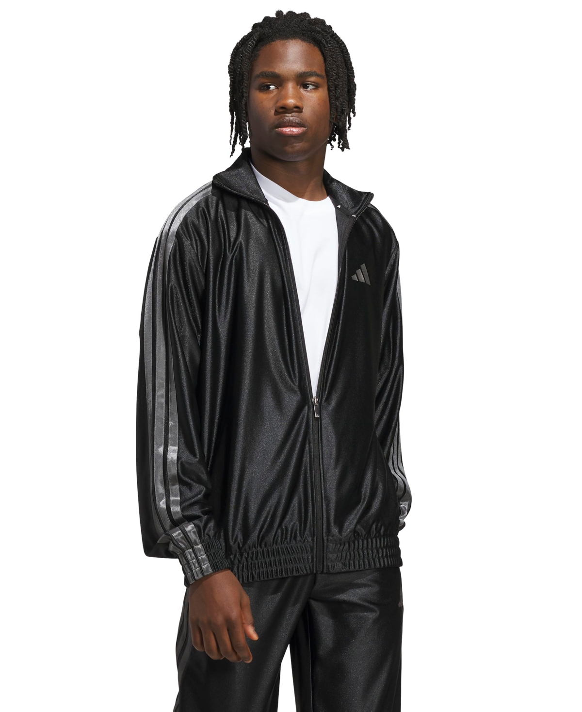 adidas Men's Shine Long-Sleeve Track Jacket