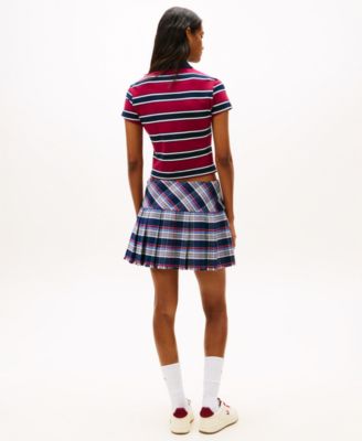 Women's Striped Essential Polo Top