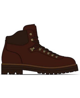 Men's Round-Toe Mid-Cut Boots