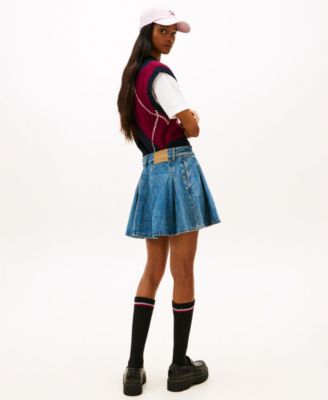 Women's Pleated Mini Skirt