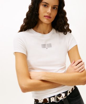 Women's Slim Multi Linear Logo T-Shirt