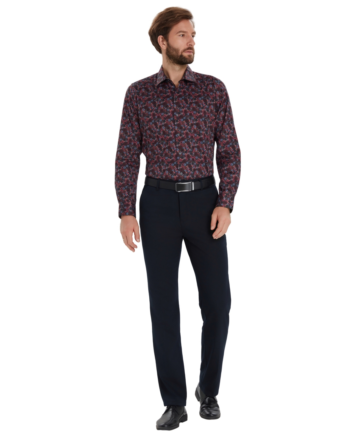 Bar Iii Men's Casa Floral Printed Dress Shirt, Macy's Exclusive In Multi