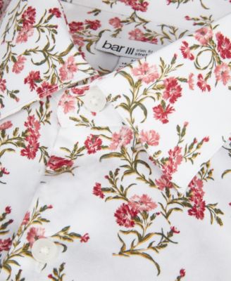 Men's Jones Floral Printed Long-Sleeve Dress Shirt, Macy's Exclusive