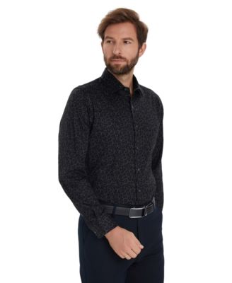 Men's Leopard Printed Long-Sleeve Dress Shirt, Macy's Exclusive