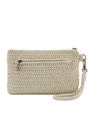 Vita Crochet Zip Top Wristlet 