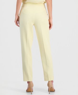 Women's Bi-Stretch Straight-Leg Dress Pants, Created for Macy's