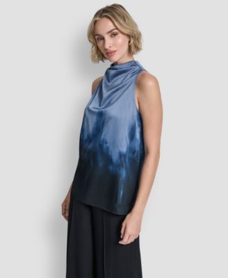 Women's Sleeveless Cowl Neck Top