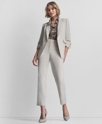 Women's Notch Collar One-Button Jacket