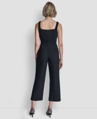 Women's Pintuck Straight Fit Pants