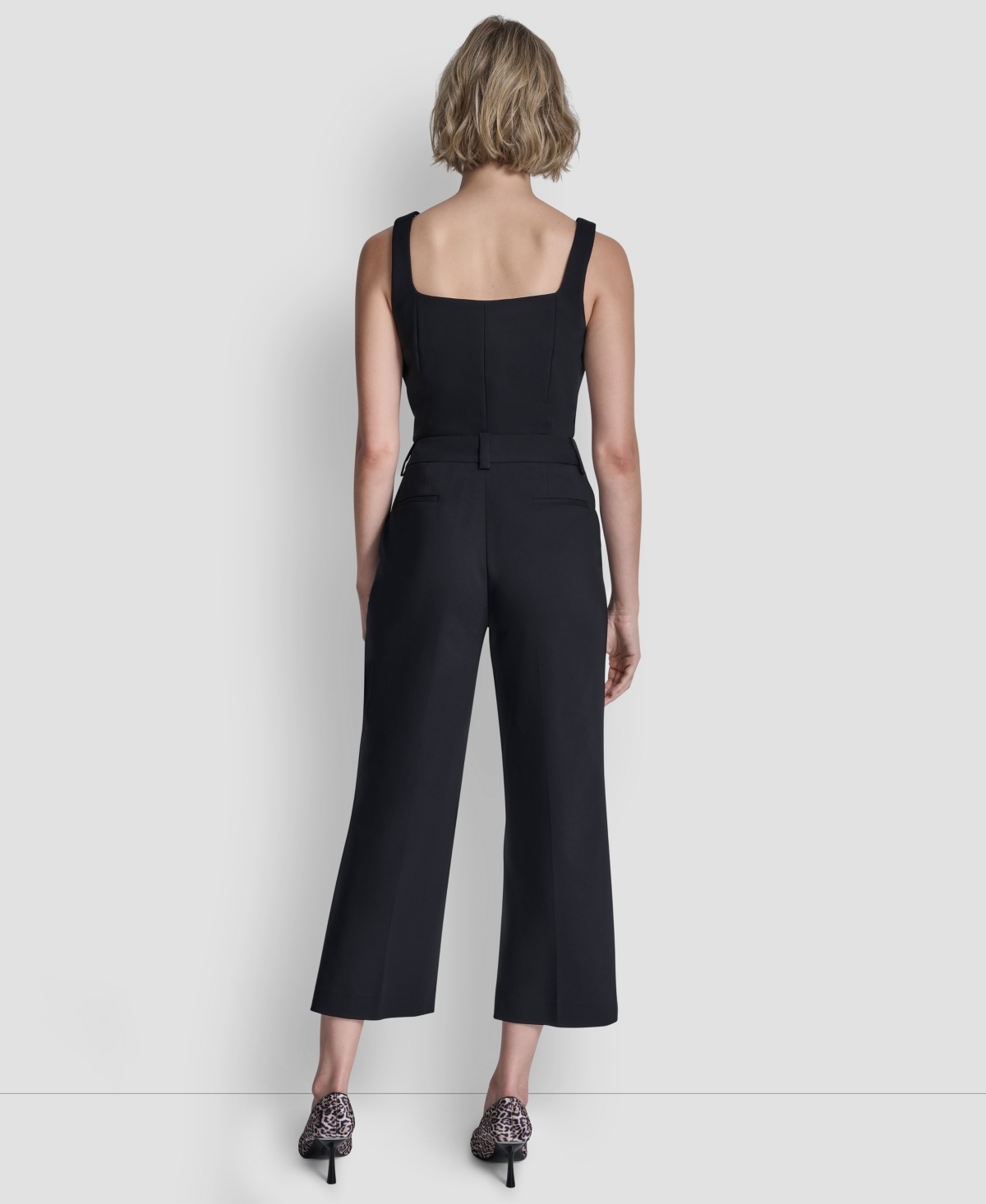 Dkny Women's Pintuck Straight Fit Pants
