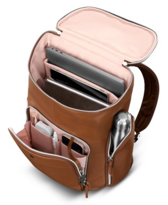 Mobile Solution 2 Leather Deluxe Backpack