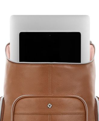 Mobile Solution 2 Leather Deluxe Backpack