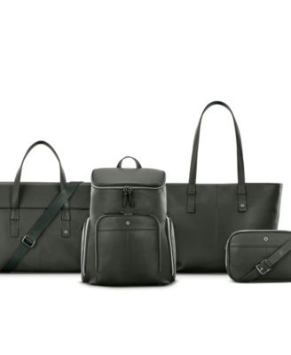 19" Mobile Solution 2 Leather Tote Bag