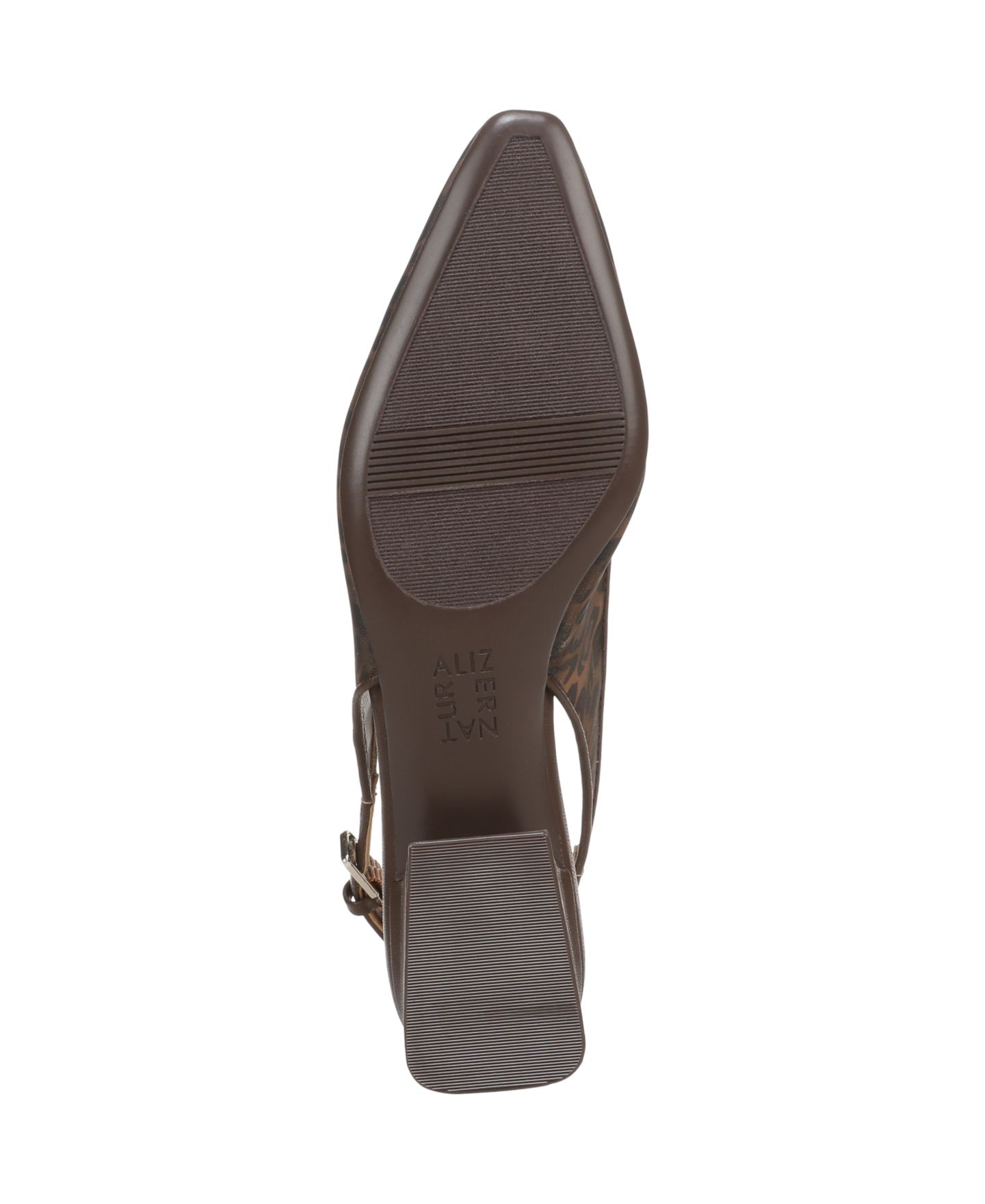 Женское платье Naturalizer Ginger Snip Toe Dress Slingbacks, цвет: Леопардовый с принтом сетчатый — фото 5