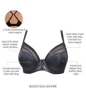 Women's Stevie Unlined Wired Cosplay-Inspired Bra, Black