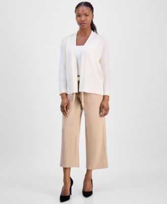 Petite Chatham Open-Front Cardigan