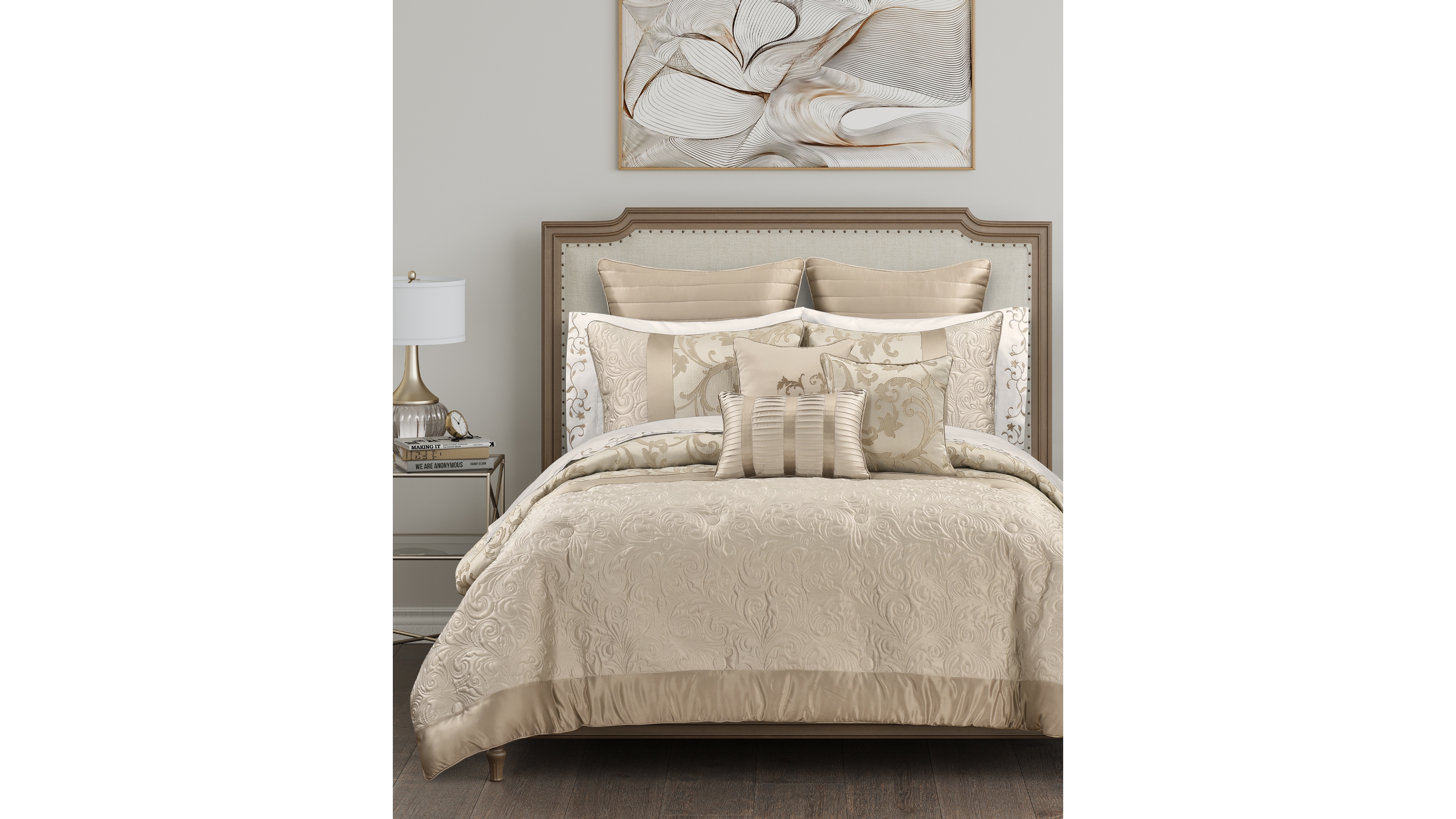 Royal Court Spectra Jacquard 3-Pc. Comforter Set, Full/Queen
