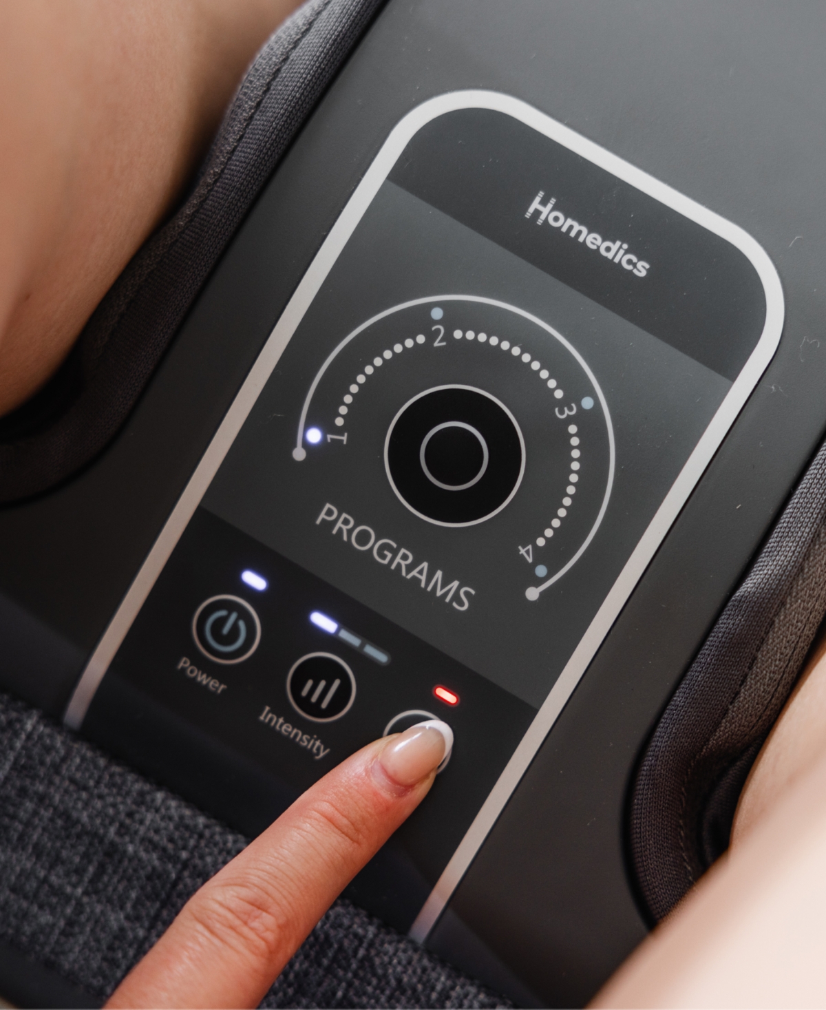 Homedics Deluxe Foot Calf Massager With Heat In Black