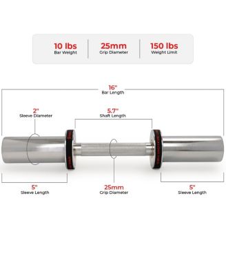 Olympic Dumbbell Bar - 16"