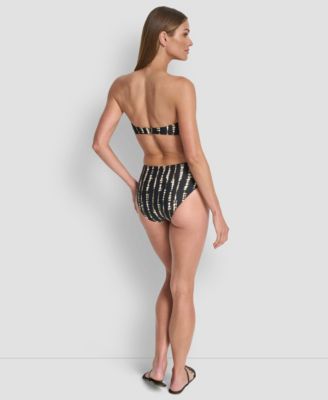 Women's Shirred U-Wire Bandeau Bikini Top