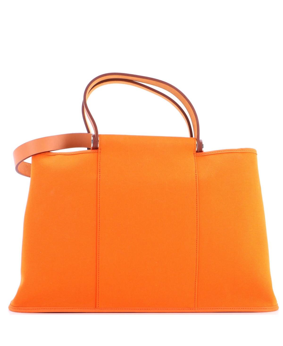 Pre-Owned Hermes 39 Cabag Elan Toile and Leather