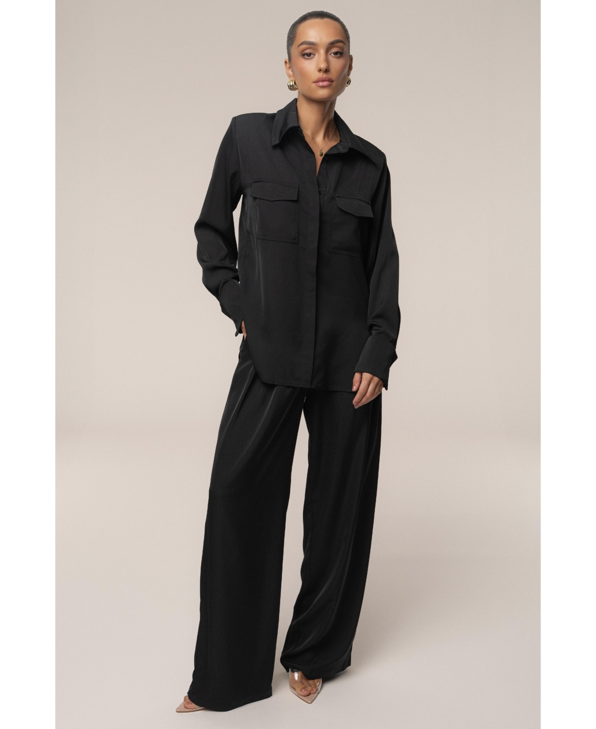 Jluxlabel Women's regular Misty Button Up.