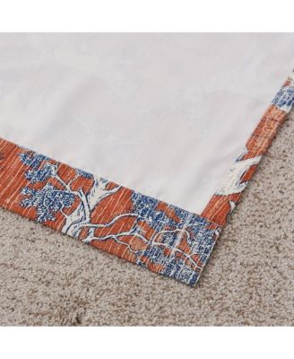 Greenland Home Fashions Menagerie Window Panel Pair - 42x84", Saffron