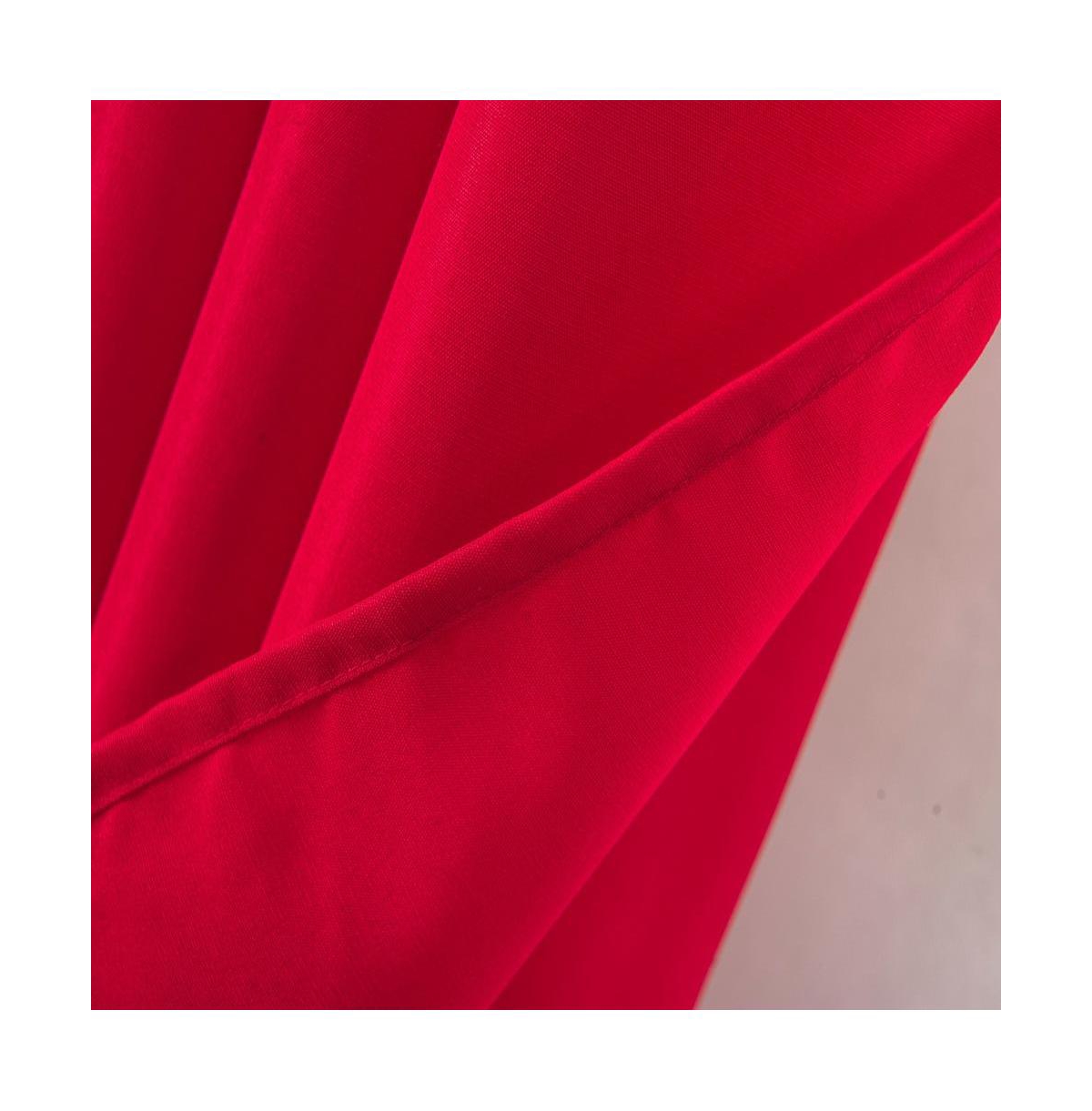 Olivia Gray Gilbert Solid Single Grommet Curtain Panel Pair - 54x84"