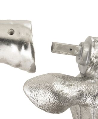 Longhorn Bull Leaf Resin Wall Art