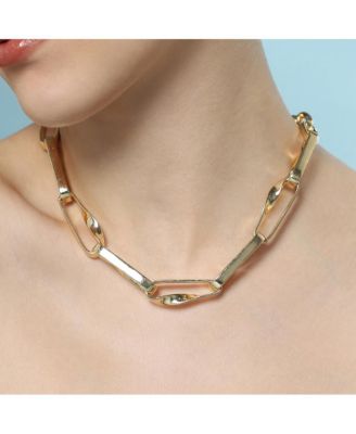 Women's The Chunky Twirl-Link Chain Necklace - California Gold