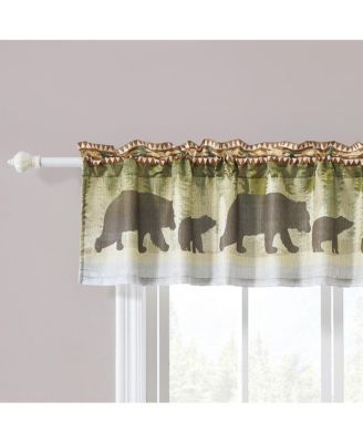 Greenland Home by The Lake Window Valance - 84x16+2", Natural