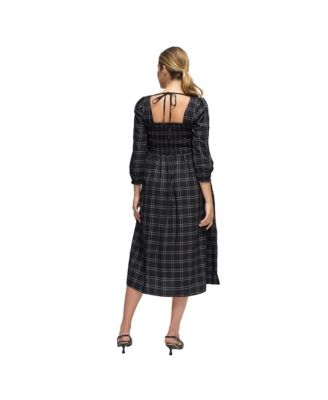 Ruffle Sleeve Midi Dress