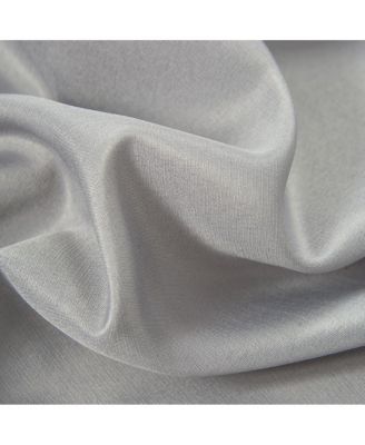 Gilbert Solid Single Grommet Curtain Panel Pair - 54x84", Gray