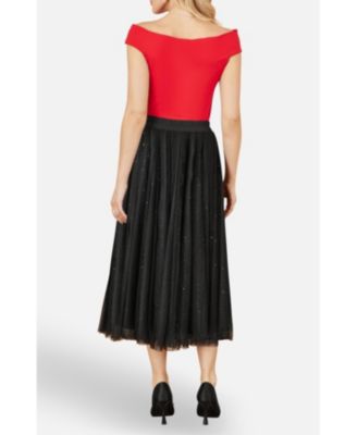 Women's Sparkle Mesh Tulle Skirt