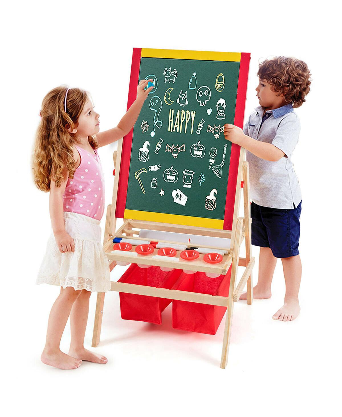 Sugift Flip-Over Double-Sided Kids Art Easel