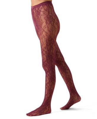 Women's "Blooming Floral" Fashion Net Tights
