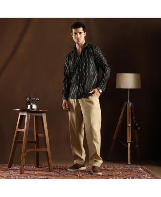 Men's Metallic-Vined Shirt