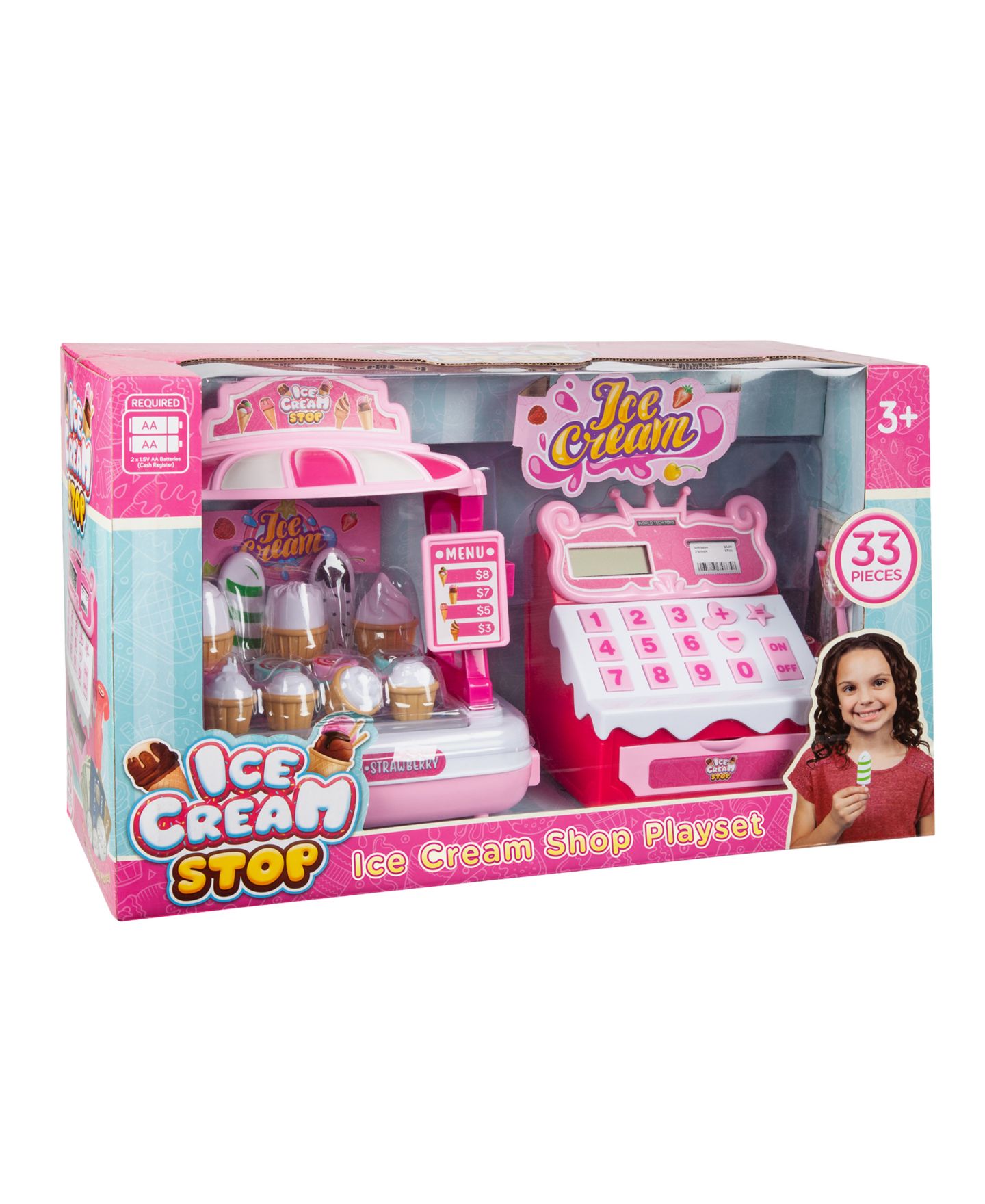 Детская игрушка World Tech Toys Ice Cream Shop with Cash Register Playset — фото 2