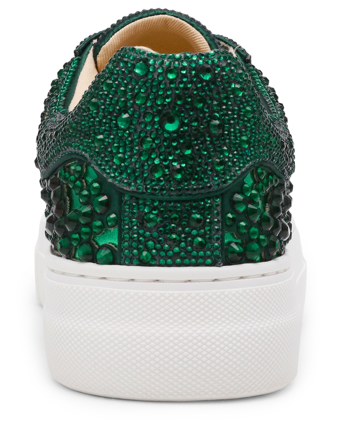 Betsey Johnson Women's Reily Rhinestone Platform Sneakers In Green