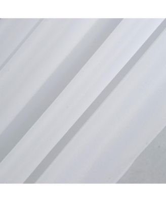 Gilbert Solid Single Grommet Curtain Panel Pair - 54x84", White