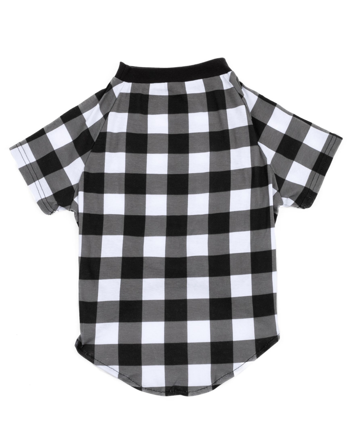 Leveret Big Dog Cotton Pajama Plaid Black and White
